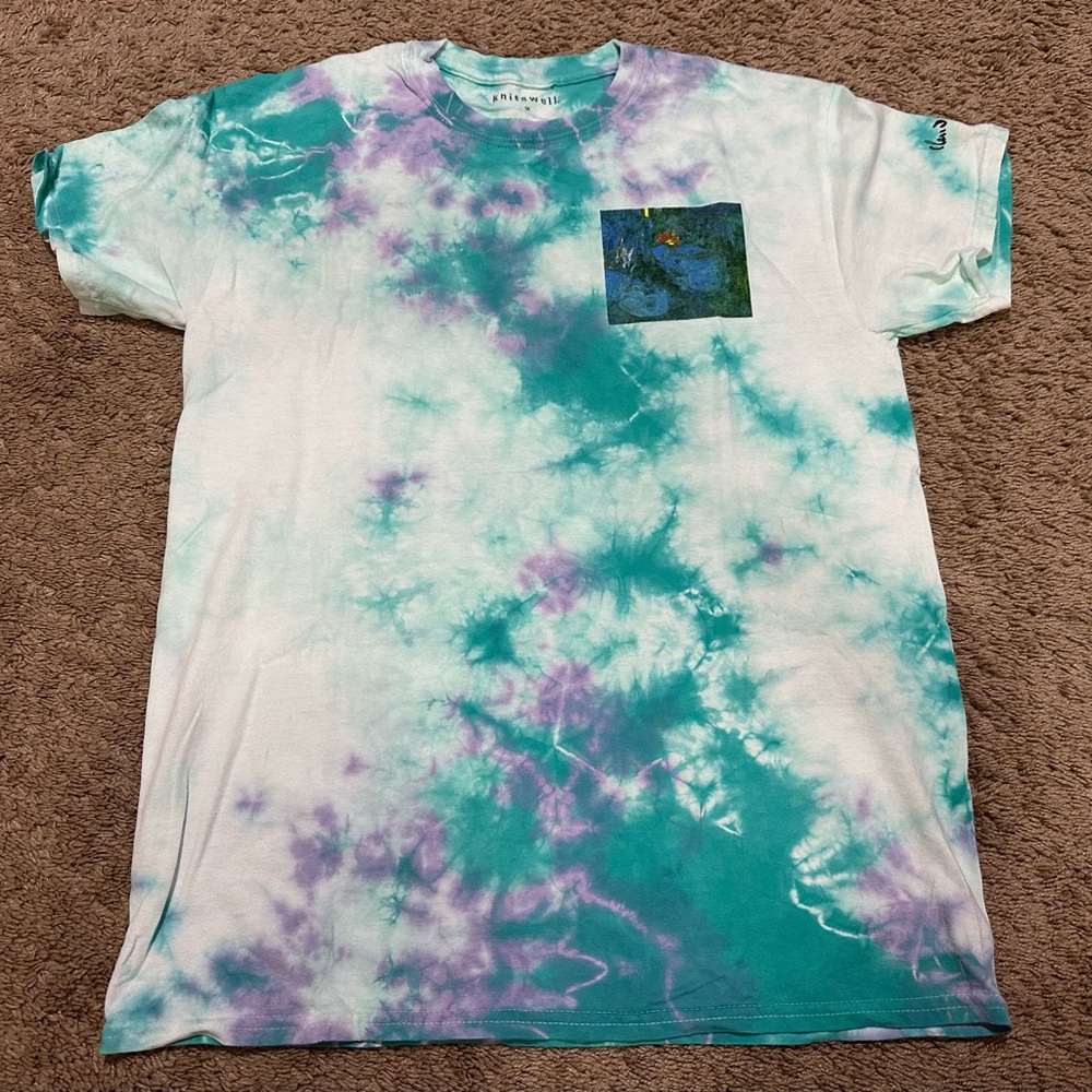 Swell Tie-Dye Short Sleeve Tee - Turquoise and Purple